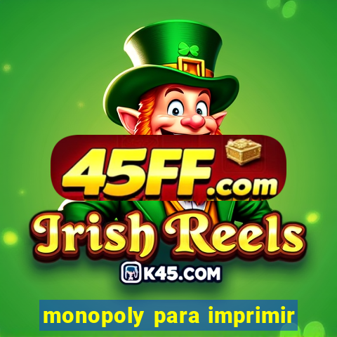 monopoly para imprimir